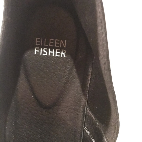 Eileen Fisher Women Minimal Casual Athleisure Panda II Slip-On 10 Black - Picture 9 of 9